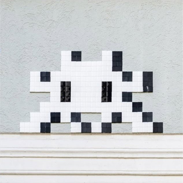New Invader Mosaics PA_1550 - 1552 in Paris | September 2025